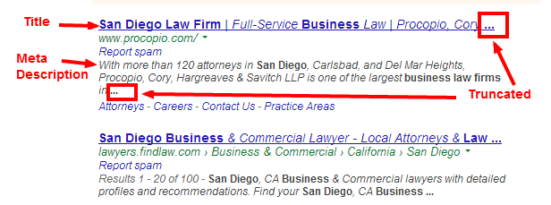Optimize Title Tag, Meta Description