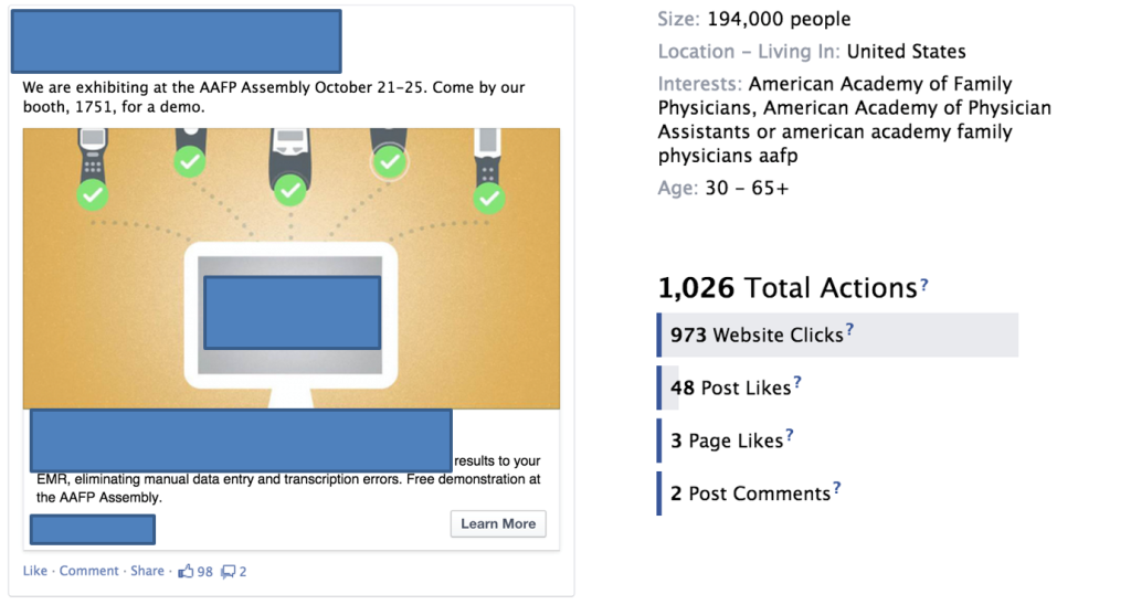 Tradeshow Targeting With Facebook Ads