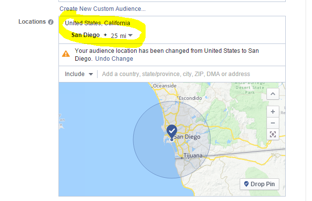 setting your geo target for journalists