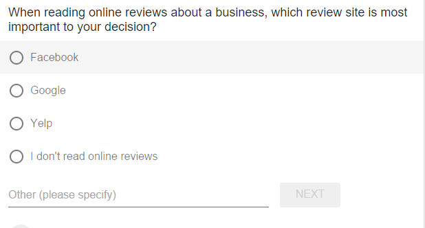Which review site is most important to you?