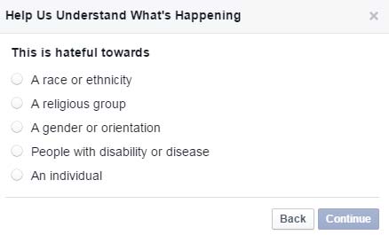 facebook-review-options-harassement facebook-review-options-harassement