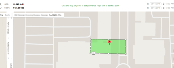snapchat geofilter target map