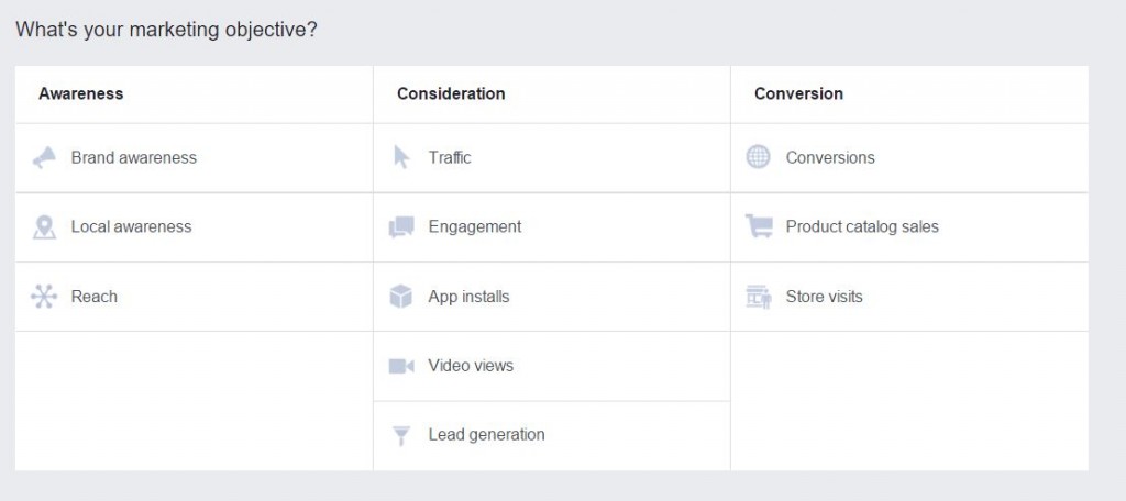 facebook-advertising-objectives