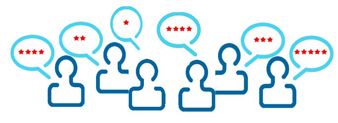 reviews as word of mouth