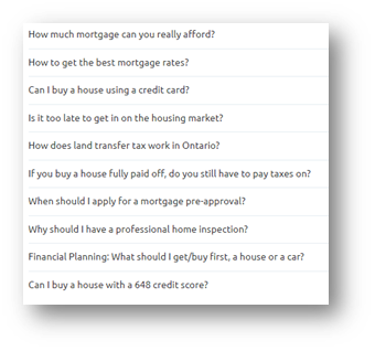 buying a house questions