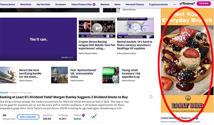 Google Ads Restaurant Display Ad Example Google Ads Restaurant Display Ad Example