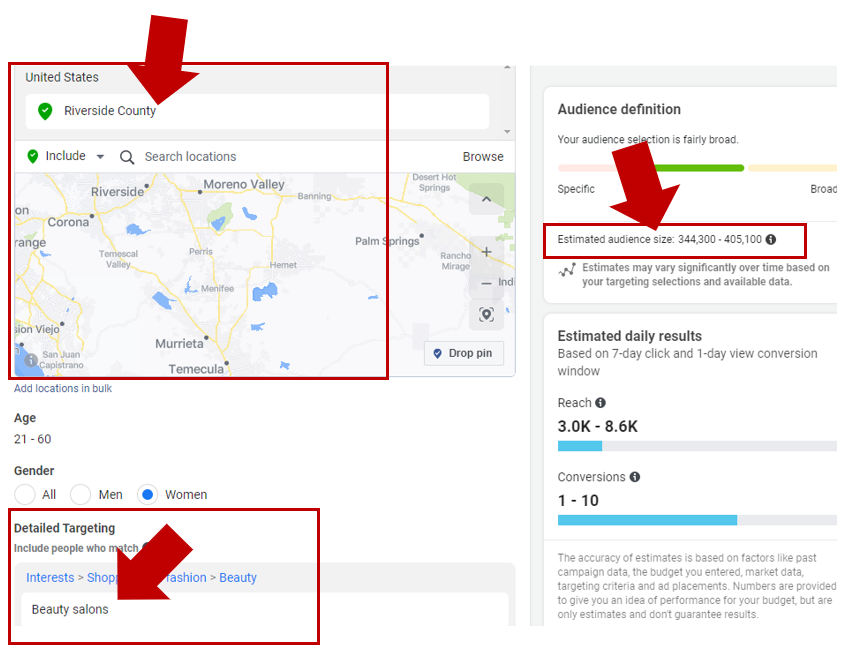 facebook targeting women in riverside county facebook targeting women in riverside county