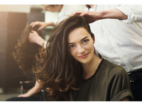 happy salon clients