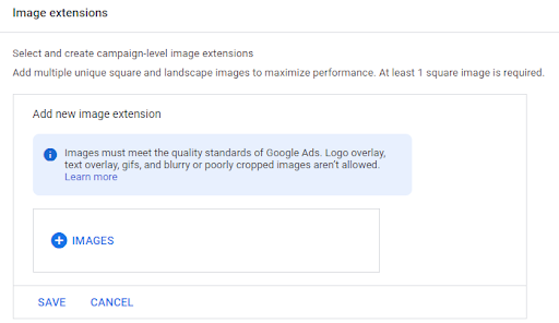 Adding images to your Google Ads Search ads