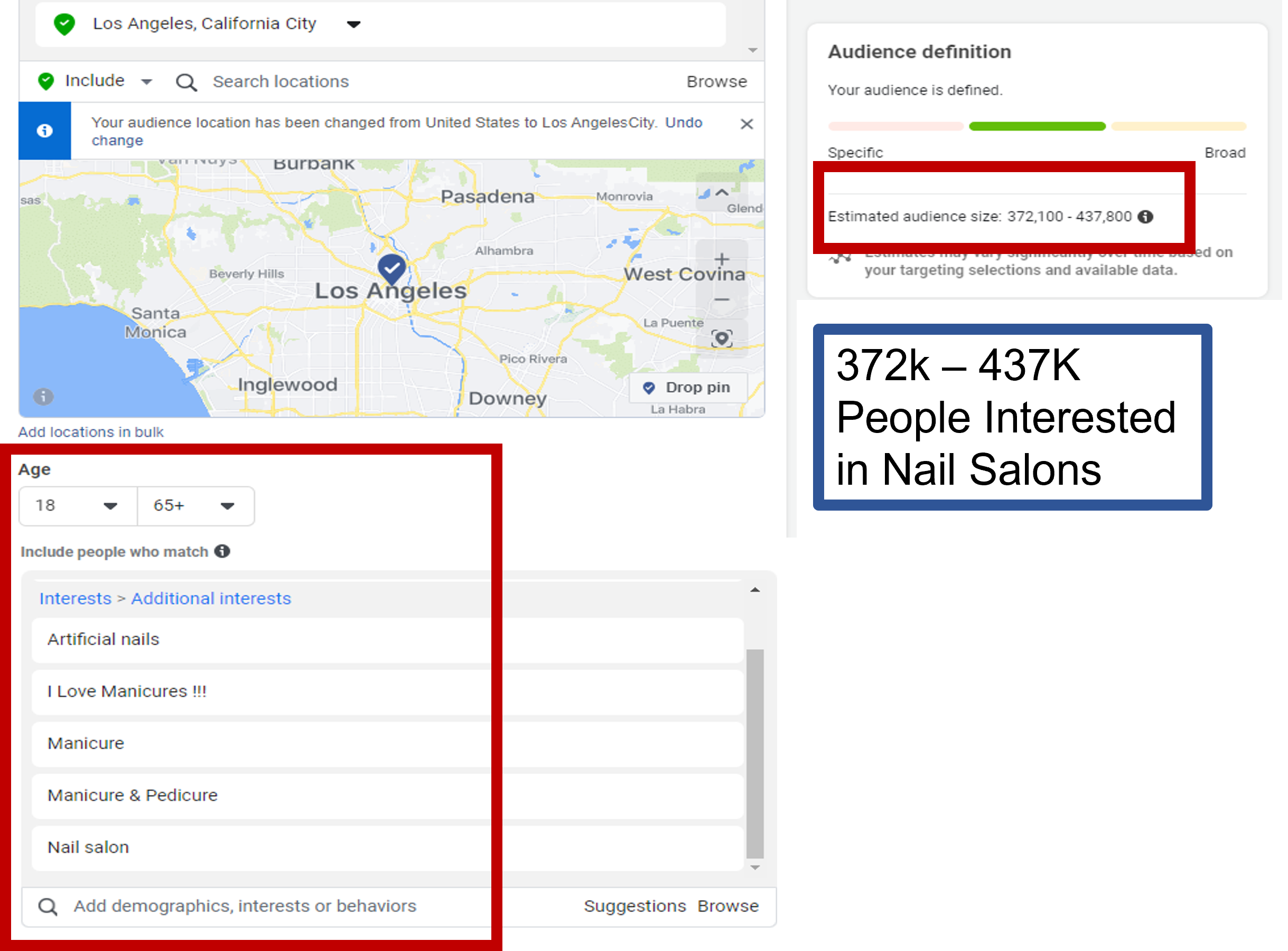 LA nail salon leads in Facebook and Instagram LA nail salon leads in Facebook and Instagram