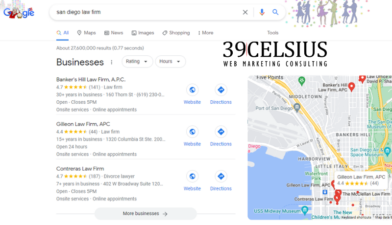 What is Local SEO - Local Search Results San Diego Law Firm