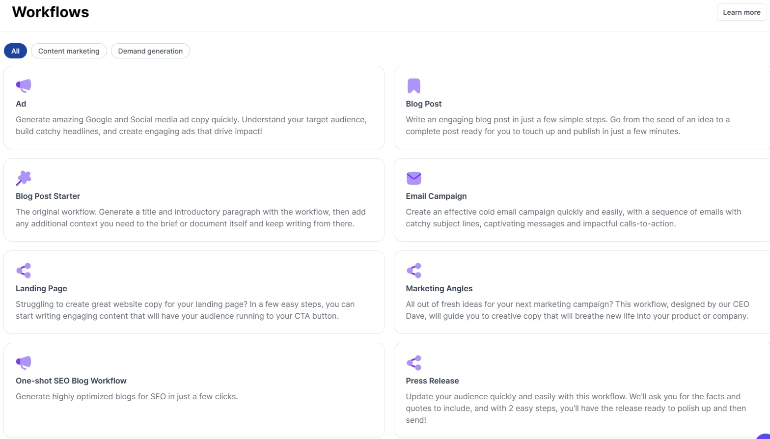 AI Content Marketing Workflow