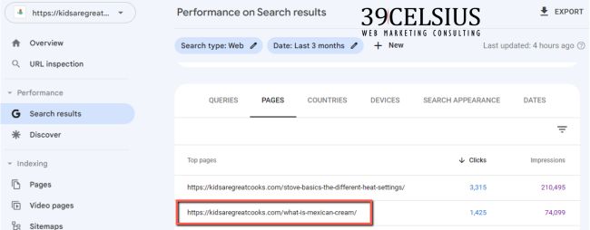 Using Google Search Console for SEO - Finding A Specific Page