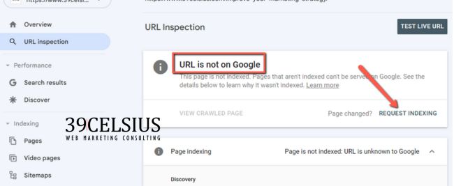 Using Google Search Console for SEO - Page Not Indexed