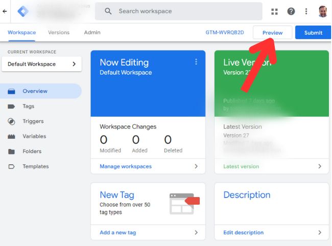 Google Tag Manager Preview Mode Google Tag Manager Preview Mode