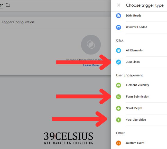 Google Tag Manager Set Up - Trigger Types Examples Google Tag Manager Set Up - Trigger Types Examples
