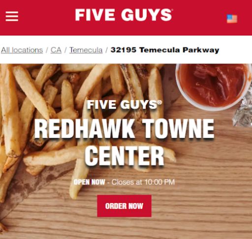 Restaurant Order Now Button Tracking Clicks
