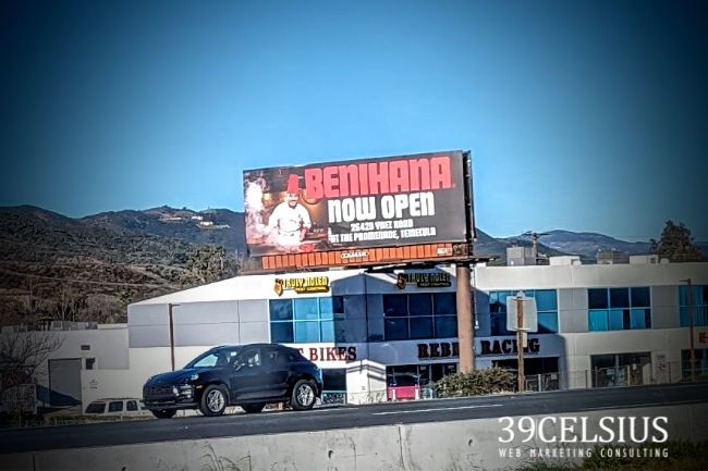 Benihana Billboard Temecula - New Opening
