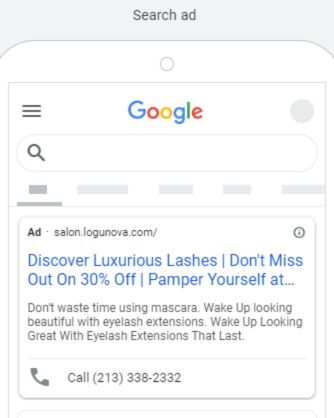 Google Search Ad Google Search Ad