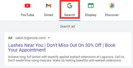 Performance Max Ad in Google Search