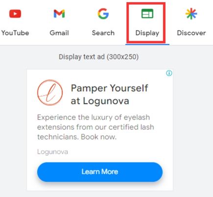 Performance Max Ad on Google Display Network