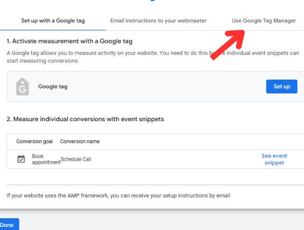 Google Ads Conversions Set Up - Use Google Tag Manager
