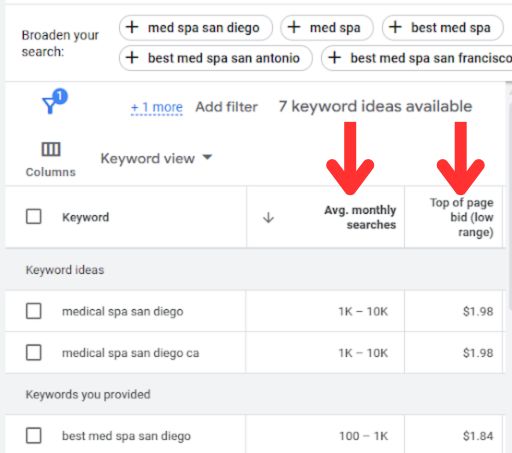 Google Ads Keyword Planner - Keyword Research