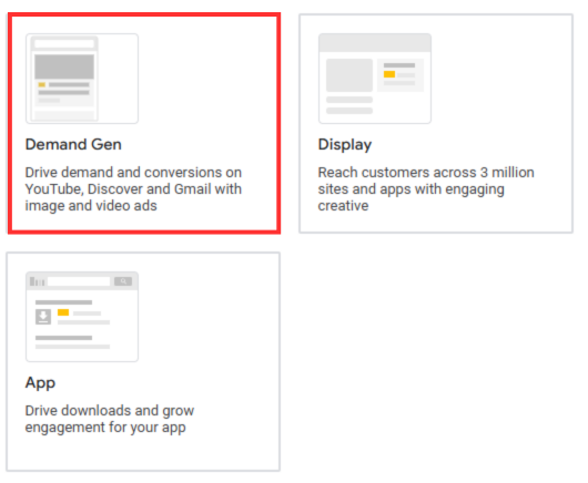 Google Ads - Demand Gen Campaigns Google Ads - Demand Gen Campaigns