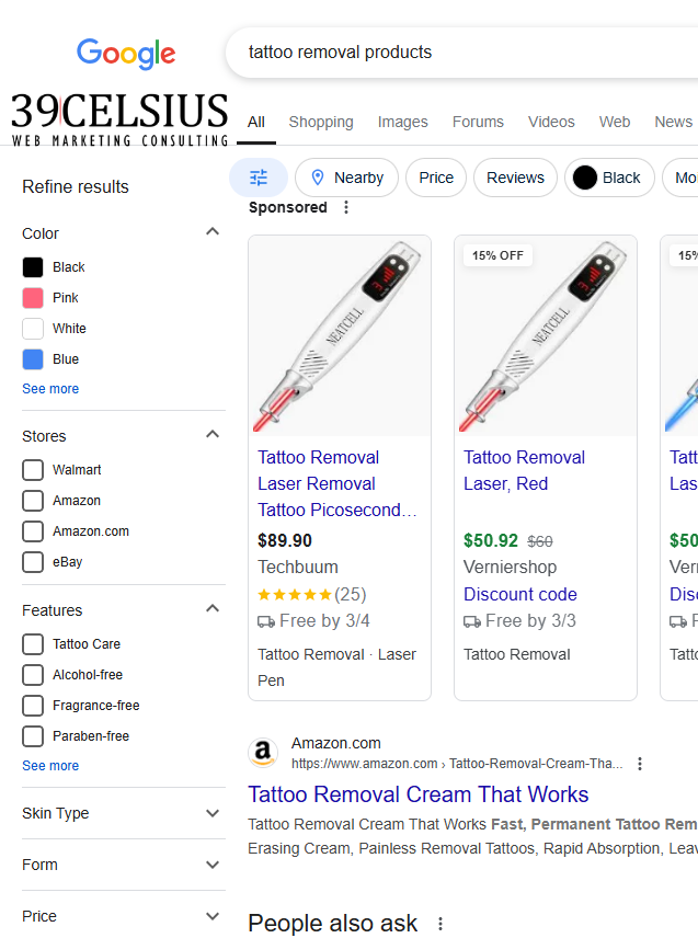 Shopping Ads Example - Google Ads Shopping Ads Example - Google Ads