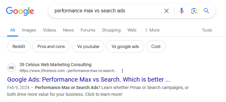 Example Title Tag Meta Description