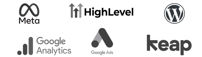 Platforms 39 Celsius Works With - GA4 - Keap - Google Ads - Wordpress - Meta